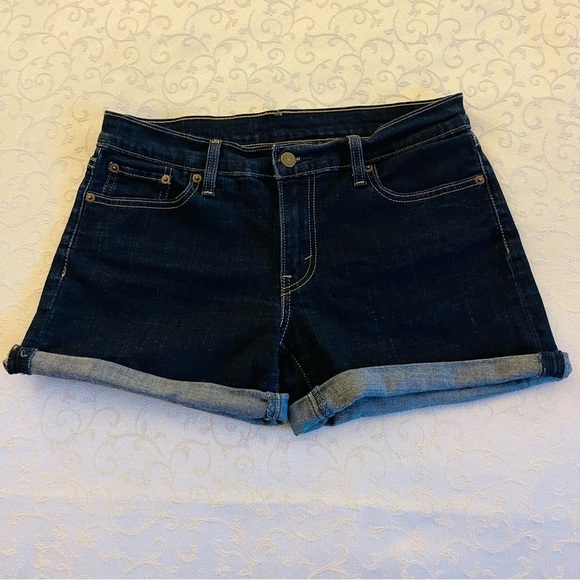 Levi's Blue Jean Shorts for Women - Picture 3 of 16